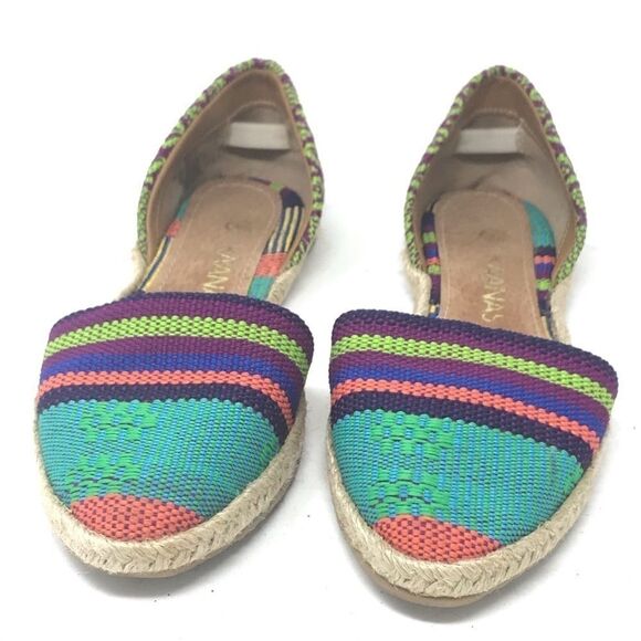 Kaanas Santa Fe D’Orsay Embroidered Colorful Flats - Picture 5 of 10
